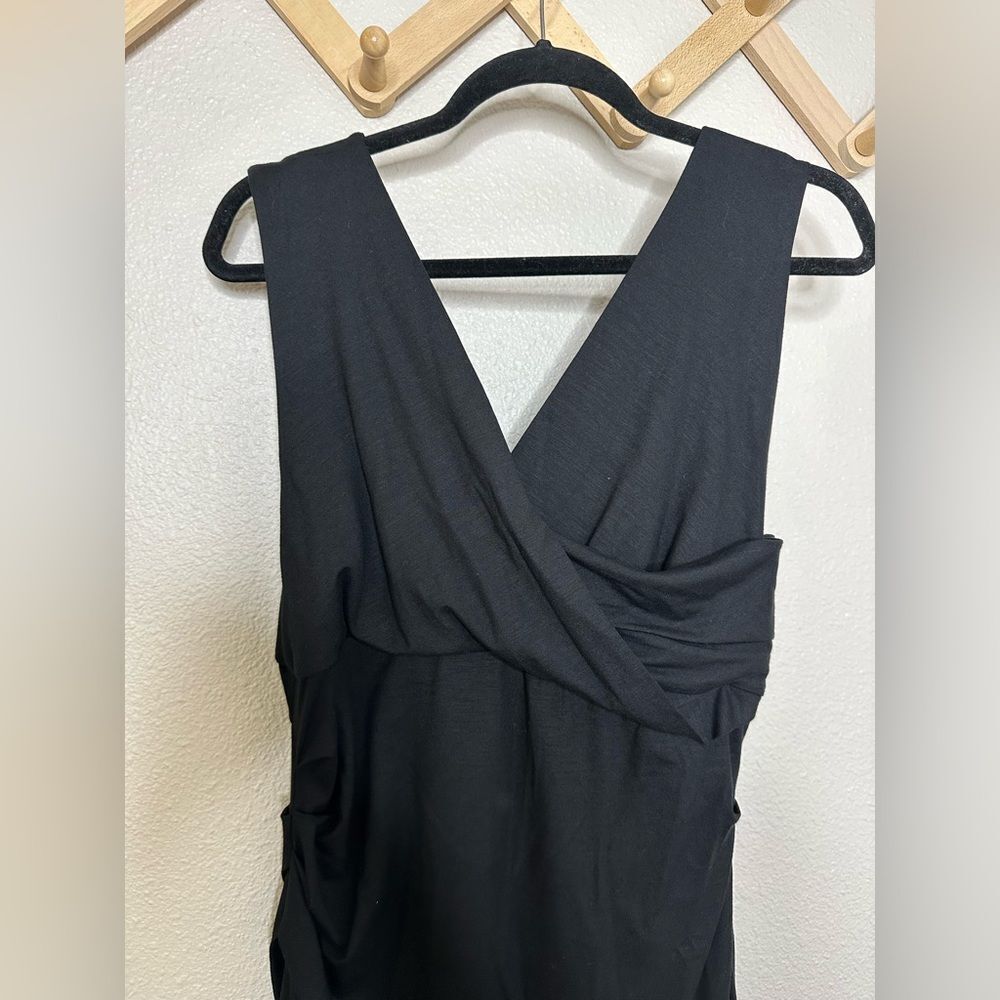 DVF Diane von Furstenberg Parker jersey dress black Sz M - Picture 10 of 11